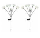 GLOBO LIGHTING LED Solarleuchte RGB Farbwechsler Edelstahl Schwarz IP44 Bild 1