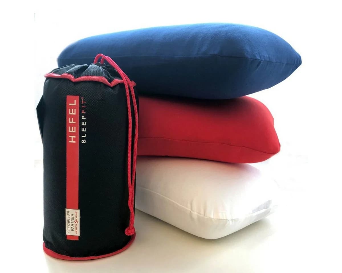Hefel Kissenbezug für Reisekissen Sleep-Fit Jersey Braun - Bild 3