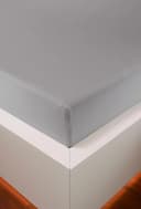 HEFEL Spannbettlaken Silber Jersey Rundumgummizug Bild 3