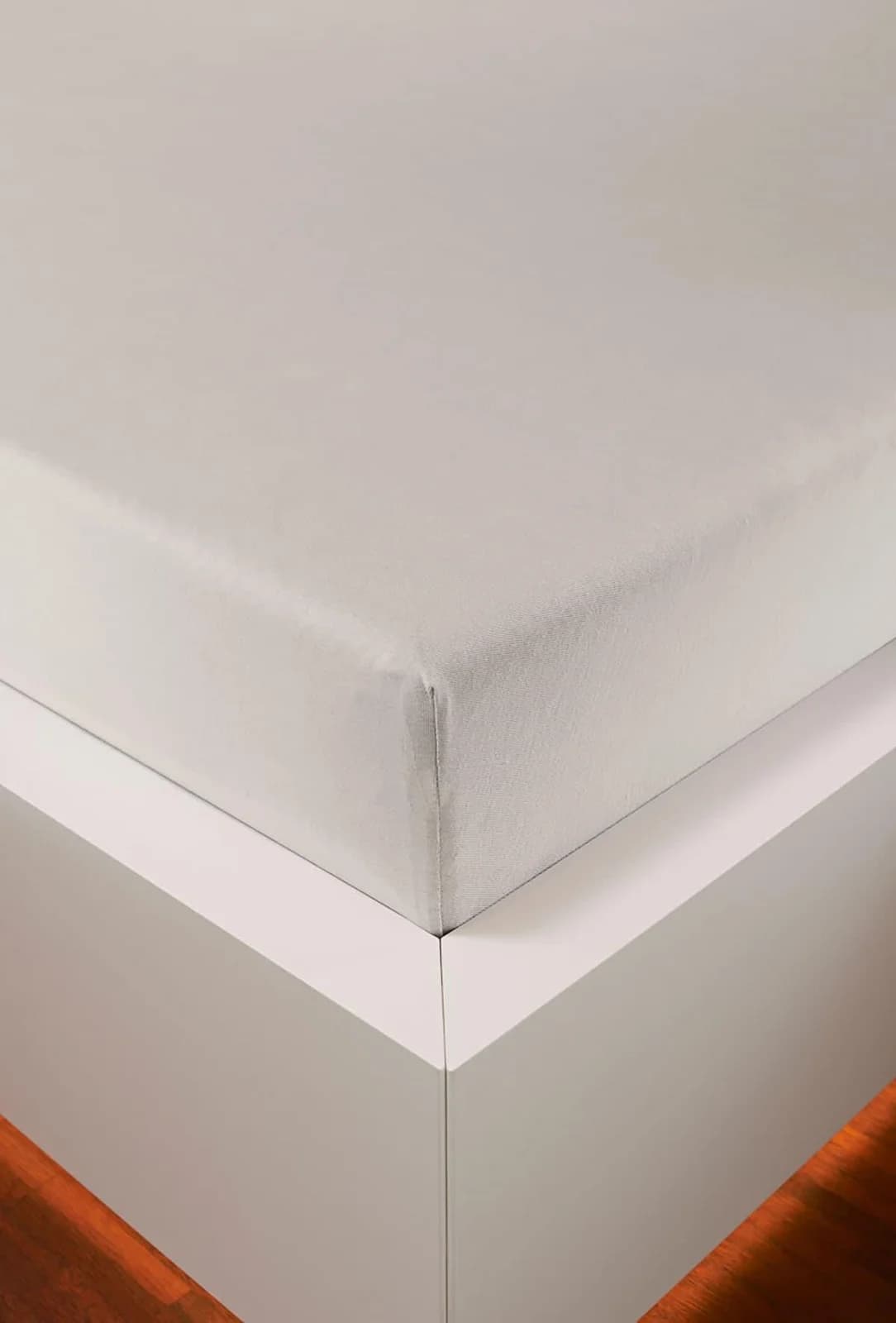 HEFEL Spannbettlaken Beige Jersey 140-160x200-220 cm