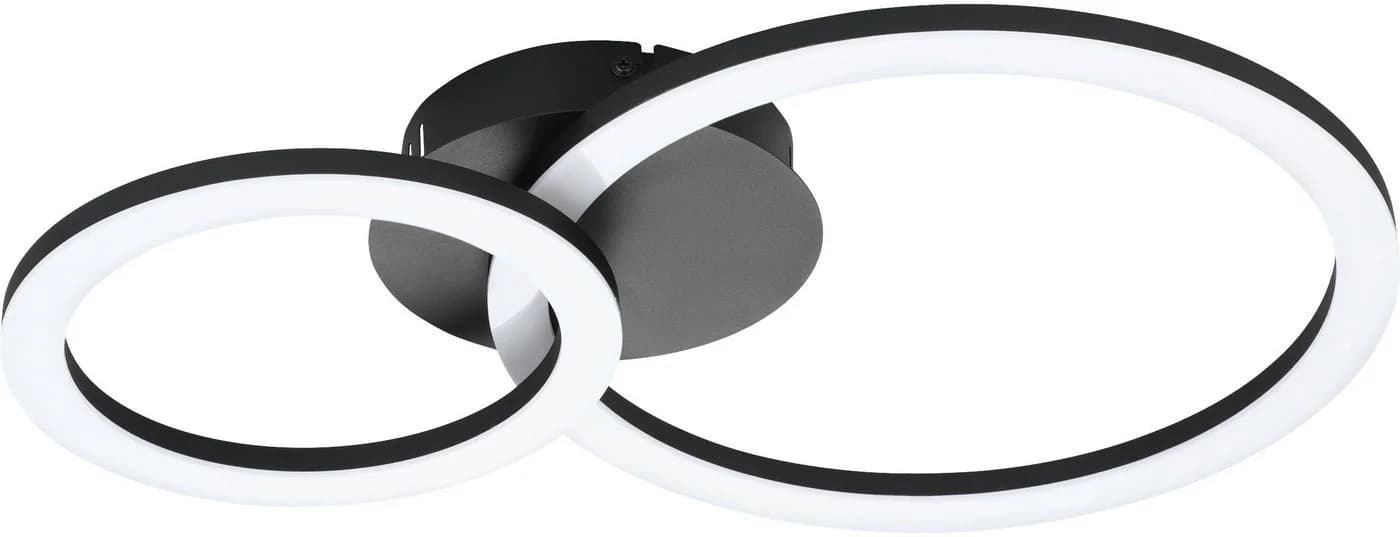 EGLO Deckenleuchte PARRAPOS-Z Schwarz TuneableWhite ZigBee 3.0 Disco-Modus - Bild 2