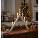 EGLO LED Kerzenständer Pyramide Weiß Warmweiß Bild 4