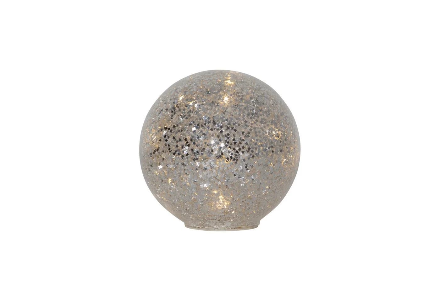 EGLO LED Deko-Kugel Star Fall Silber 15cm mit Timer - Bild 2