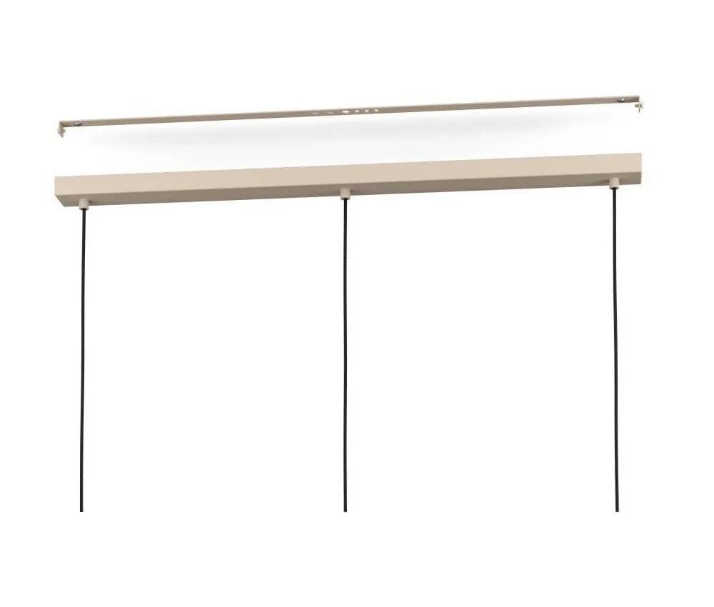EGLO VALDIOLA Hängeleuchte 3-flammig Beige/Messing Stahl - Bild 3