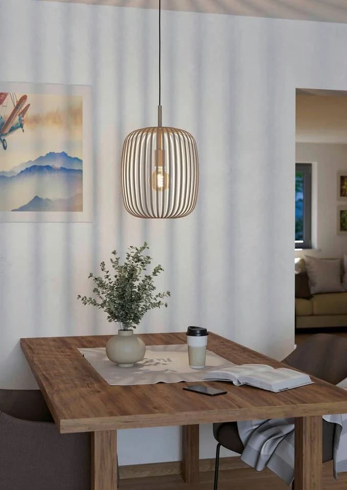 EGLO Pendelleuchte ROMAZZINA Beige Stahl Modern