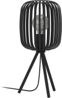 EGLO Tischleuchte ROMAZZINA Stahl Nachtischlampe Schwarz Bild 2