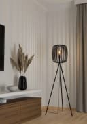 EGLO Stehlampe ROMAZZINA Stahl Dreibein 140,5x32,5cm Bild 1