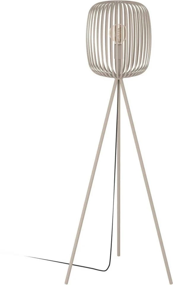 EGLO Stehlampe ROMAZZINA Beige Stahl Fußschalter - Bild 3