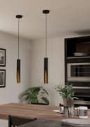 EGLO Hängeleuchte BARBOTTO Schwarz Gold LED Bild 3