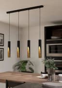 EGLO Hängeleuchte BARBOTTO Schwarz/Gold LED Bild 2