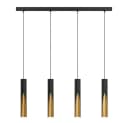 EGLO Hängeleuchte BARBOTTO Schwarz/Gold LED Bild 3