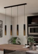 EGLO Hängeleuchte BARBOTTO Schwarz/Gold LED Bild 5
