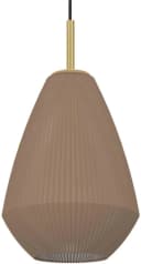 Hängelampe Caprarola 90 cm Sandfarben 3-flg. Glas Bild 4