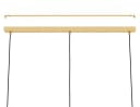 Hängelampe Caprarola 90 cm Sandfarben 3-flg. Glas Bild 5