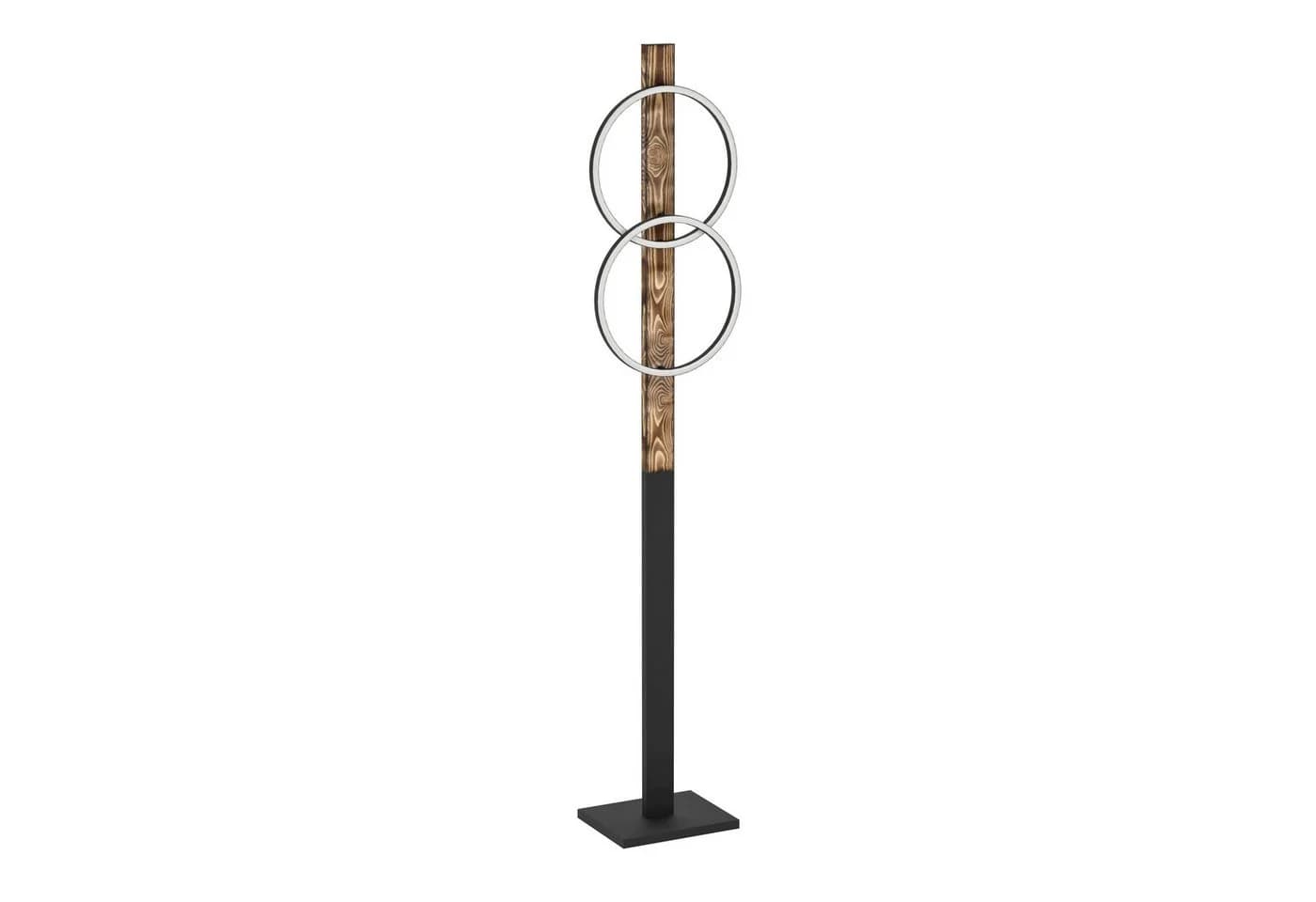 LED-Stehlampe Boyal Braun Holz 2-flg. Eglo - Bild 2