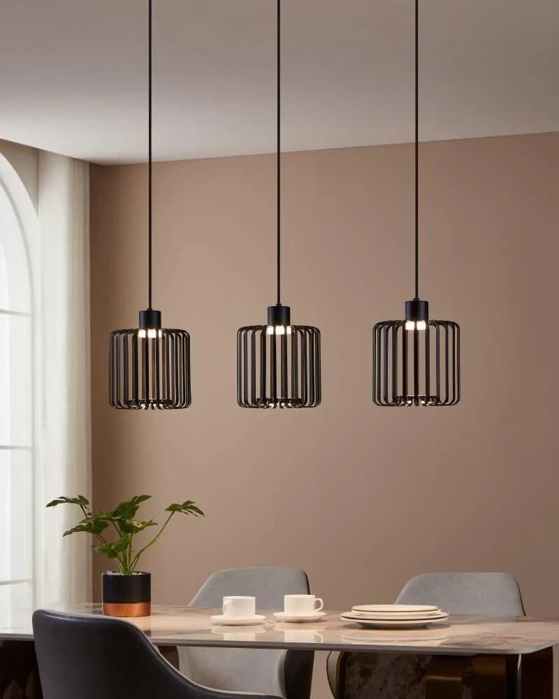 EGLO Hängeleuchte GINESTRONE-Z Schwarz RGB LED Smart Home