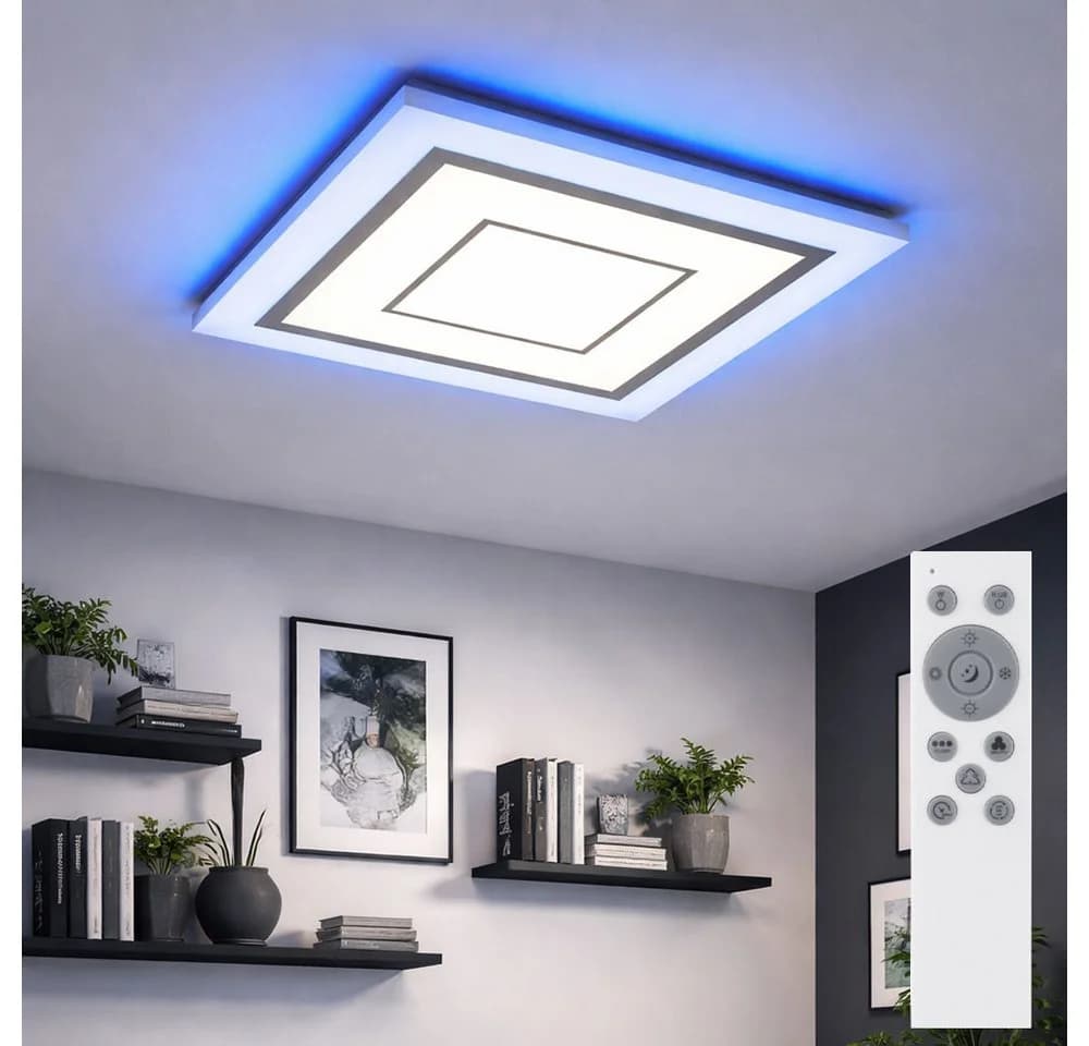 EGLO LED Deckenleuchte RGB Farbwechsel Fernbedienung Dimmbar - Bild 2