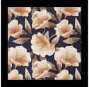 EGLO Papierservietten Motiv Blüten Mahuli Blau Apricot 20er Pack Bild 1