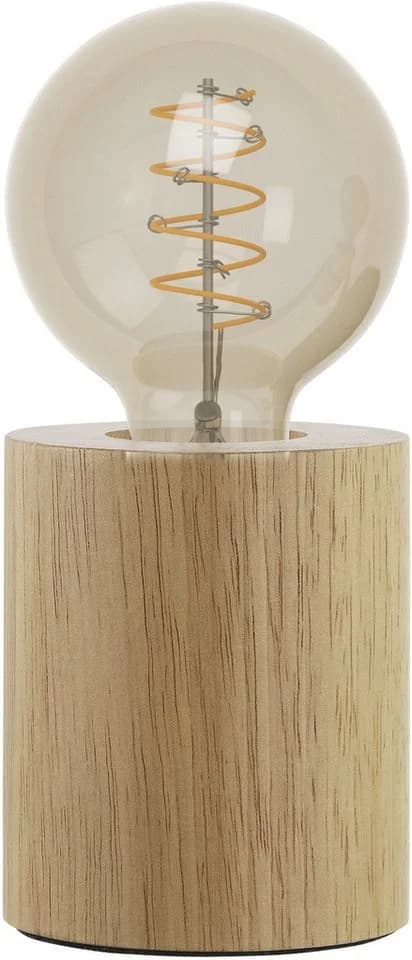 EGLO Tischleuchte TURIALDO Holz E27 1x28W IP20 Braun - Bild 2