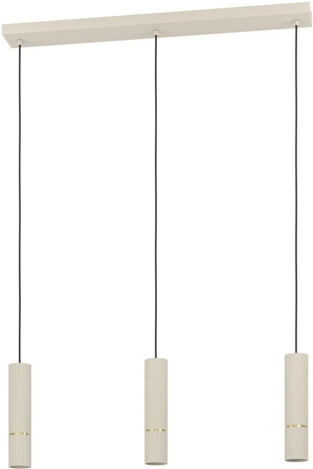 Eglo Hängeleuchte Caminia Sandfarben Stahl 3-flg. - Bild 3