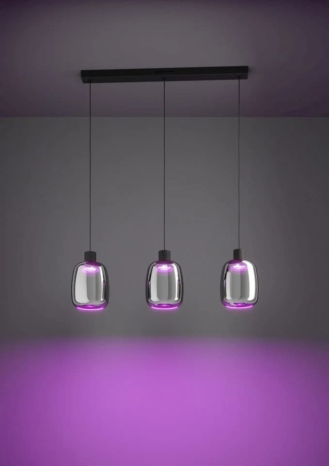 EGLO LED-Hängeleuchte Molochio-Z 3-flammig RGB CCT - Bild 5