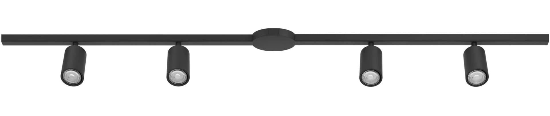 EGLO LED Deckenleuchte EASYT SET 4 SPOTS System schwarz