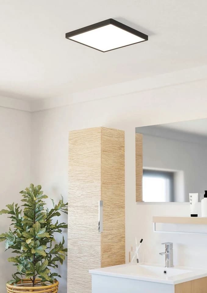 EGLO Fueva 6 Aufbauleuchte Schwarz LED CCT IP44