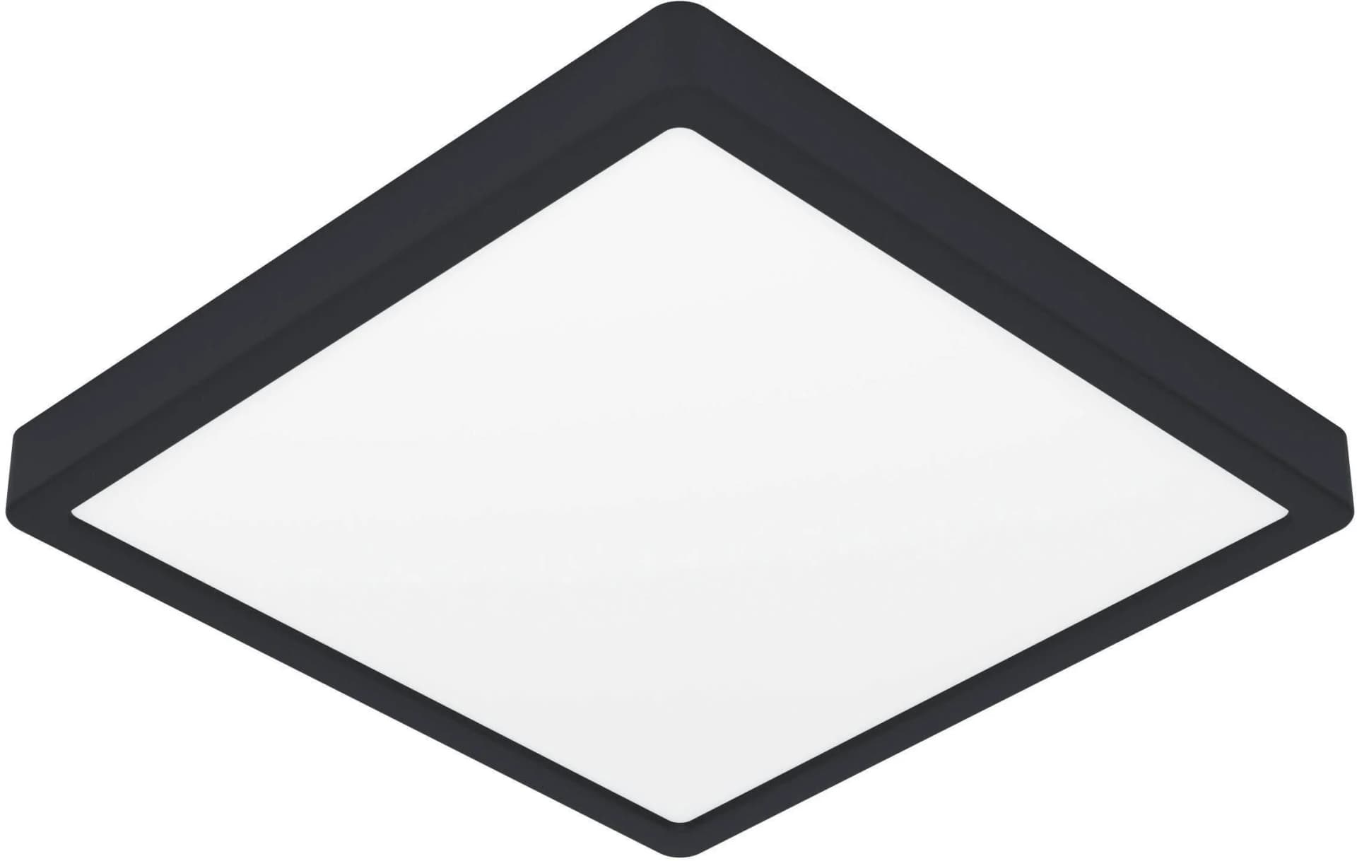 EGLO Aufbauleuchte Fueva 6-Z Deckenlampe ZigBee App Sprachsteuerung Badlampe IP44 Schwarz