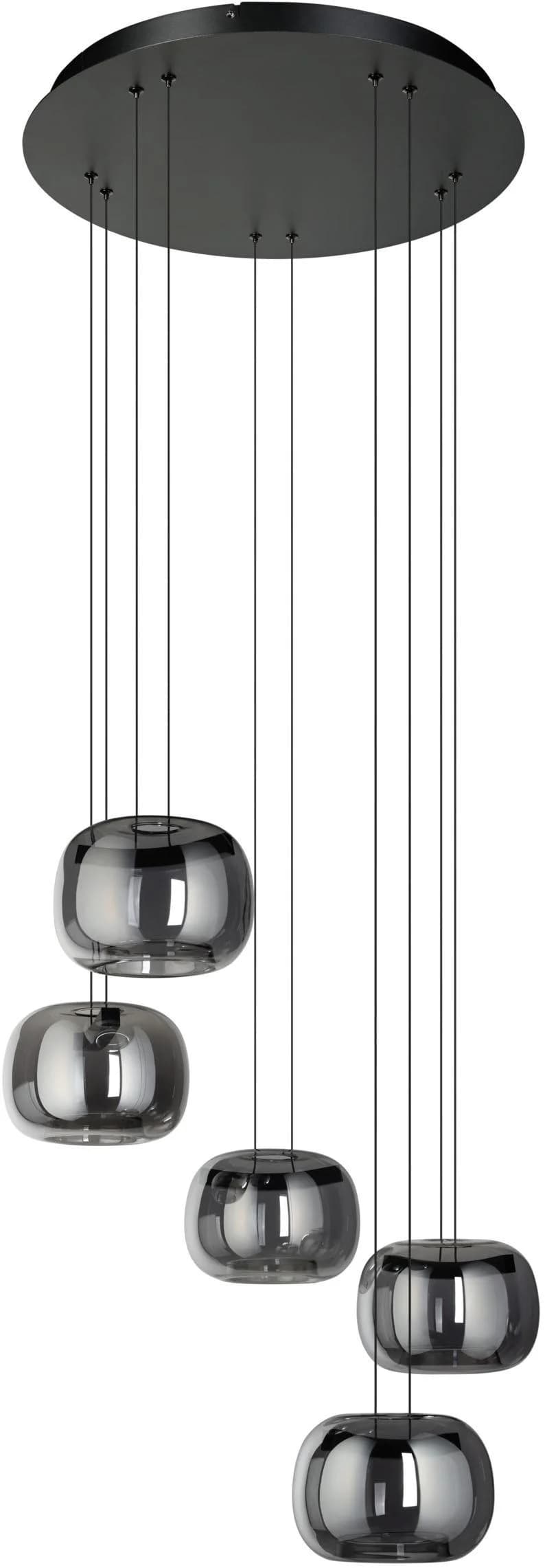 EGLO Hängeleuchte HORTUNAS Pendellampe Schwarz LED