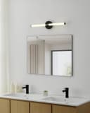 EGLO Spiegelleuchte RAMOLA Wandlampe LED 11W IP44 Schwarz Bild 5