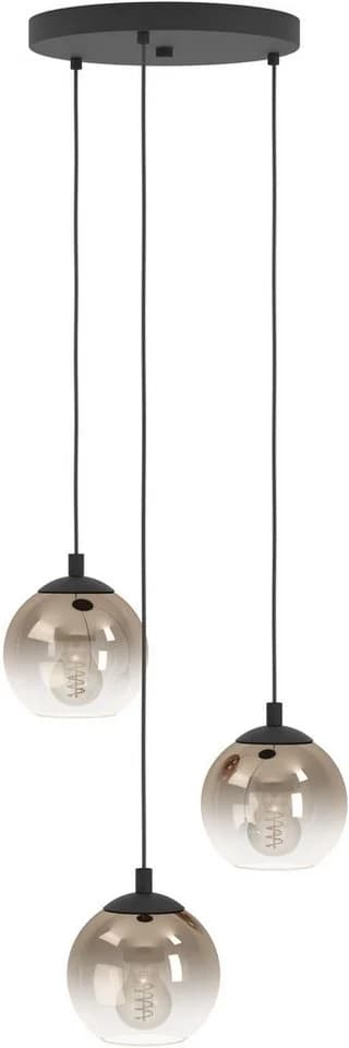 EGLO Hängeleuchte ARISCANI 1 Pendellampe Stahl E27 3x60W IP20 - Bild 3