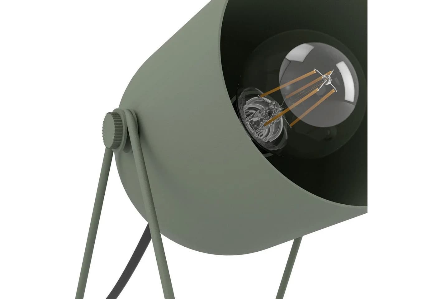 EGLO Tischleuchte TILSTON Tischlampe Lodengrün Metall - Bild 4