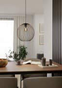 EGLO Hängeleuchte ALMANZORA Pendellampe Stahl E27 1X60W IP20 Bild 1