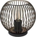 EGLO Tischleuchte ALMANZORA Tischlampe Stahl E27 1x60W IP20 Ein/Ausschalter ohne Leuchtmittel Nachttischlampe Schreibtischleuchte Leselampe Bild 2