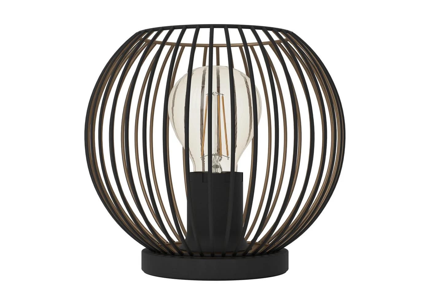 EGLO Tischleuchte ALMANZORA Tischlampe Stahl E27 1x60W IP20 Ein/Ausschalter ohne Leuchtmittel Nachttischlampe Schreibtischleuchte Leselampe - Bild 3