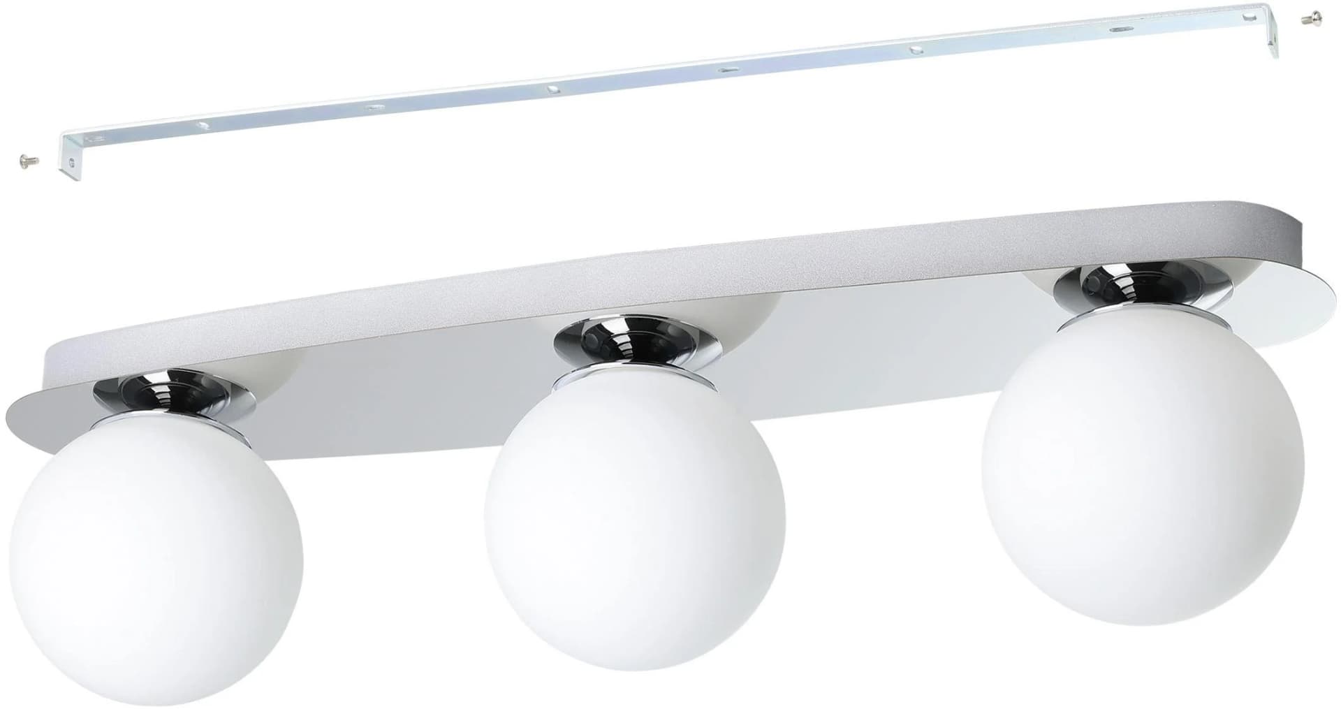 Eglo LED Deckenleuchte CASTROVIDO Wand- / Deckenlampe Stahl G9 3x4,2W IP44 Chrom