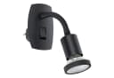 EGLO Steckdosenleuchte PARRINI Steckerlampe Schwarz LED Bild 2