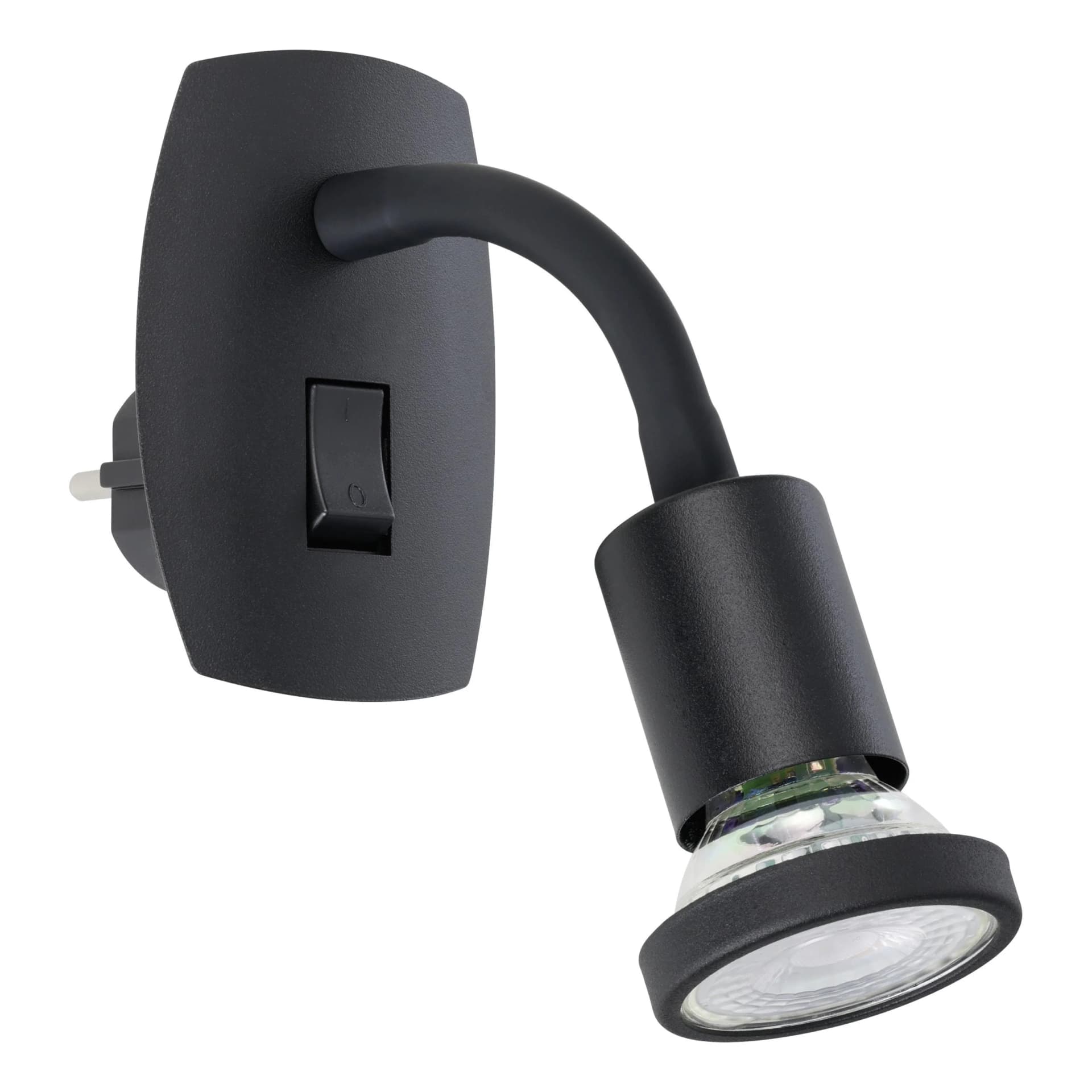 EGLO Steckdosenleuchte PARRINI Steckerlampe Schwarz LED - Bild 3