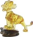 Swarovski Dekofigur Simba The Lion King Kristall Gold Bild 3