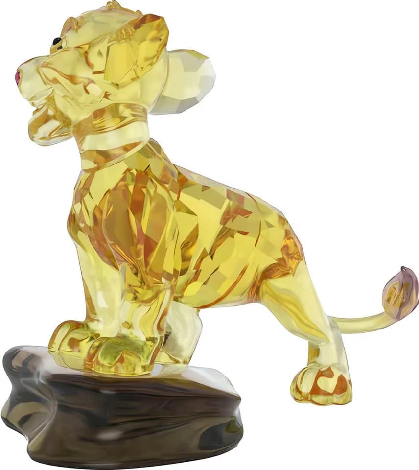 Swarovski Dekofigur Simba The Lion King Kristall Gold - Bild 3