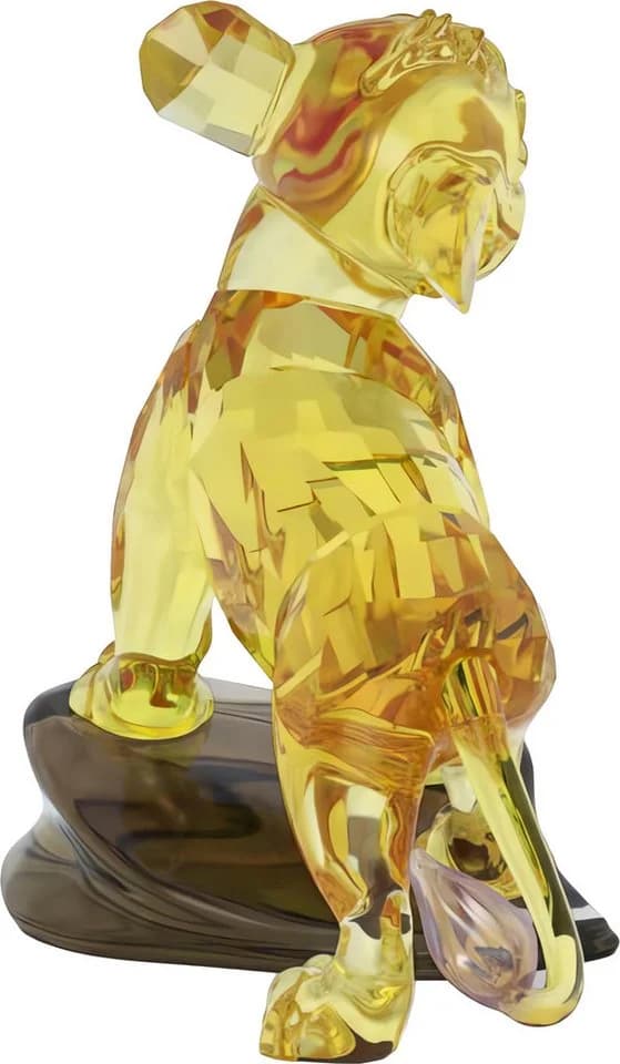 Swarovski Dekofigur Simba The Lion King Kristall Gold - Bild 4