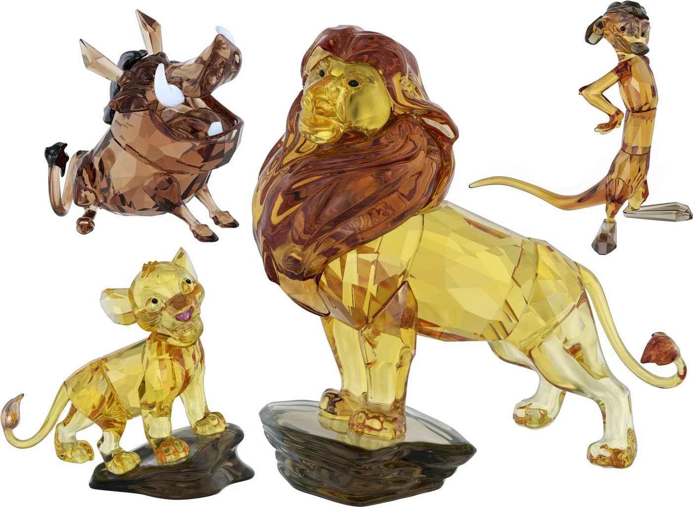 Swarovski Dekofigur Simba The Lion King Kristall Gold - Bild 5