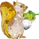 Swarovski Idyllia Eichhörnchen Deko Figur Kristall Bunt Grün Bild 1