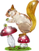 Swarovski Tierfigur Deko Kristallfigur Sammelfigur Idyllia Eichhörnchen und Pilze Bild 1