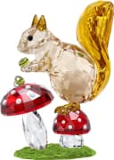 Swarovski Tierfigur Deko Kristallfigur Sammelfigur Idyllia Eichhörnchen und Pilze Bild 3