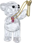 Swarovski Kris Bär Dekofigur Kristall Weiß Gold Rot Schwarz Bild 2