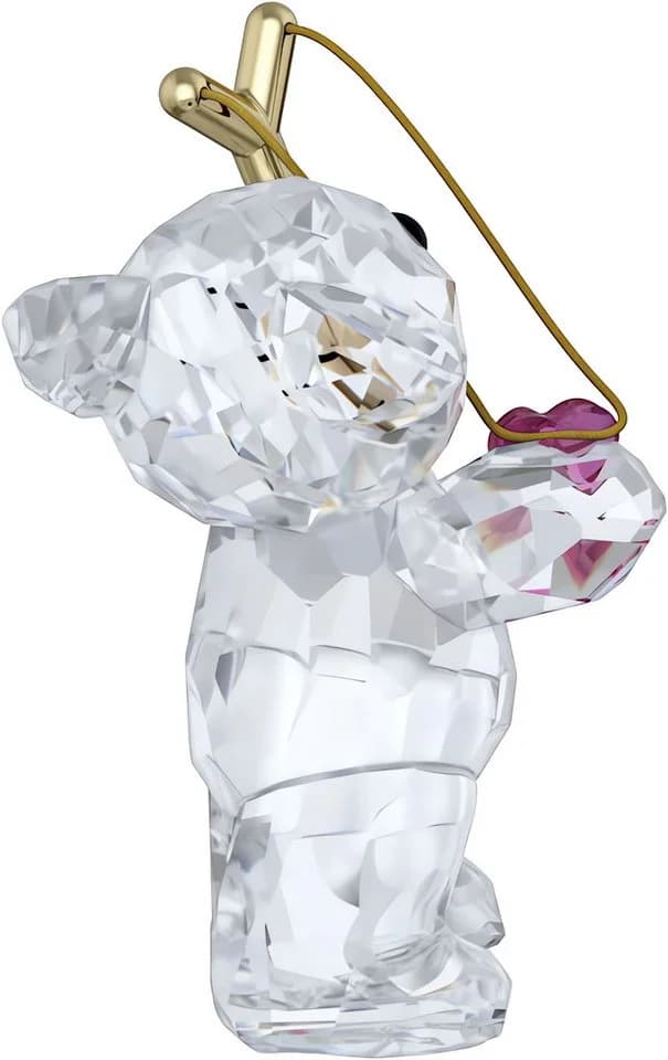 Swarovski Kris Bär Dekofigur Kristall Weiß Gold Rot Schwarz - Bild 3