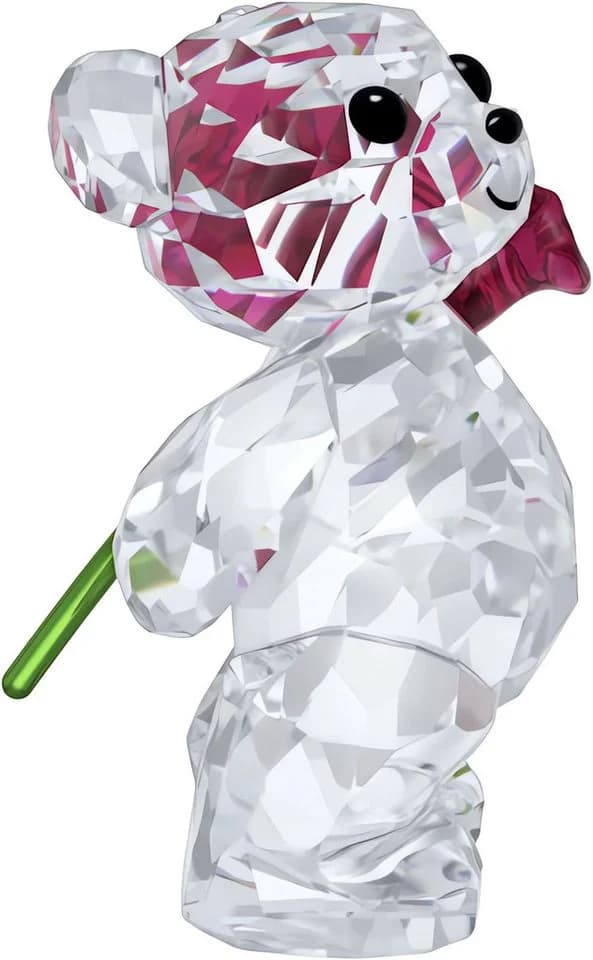 Swarovski Kristallfigur Kris Bär Eine Rose voller Liebe - Bild 3