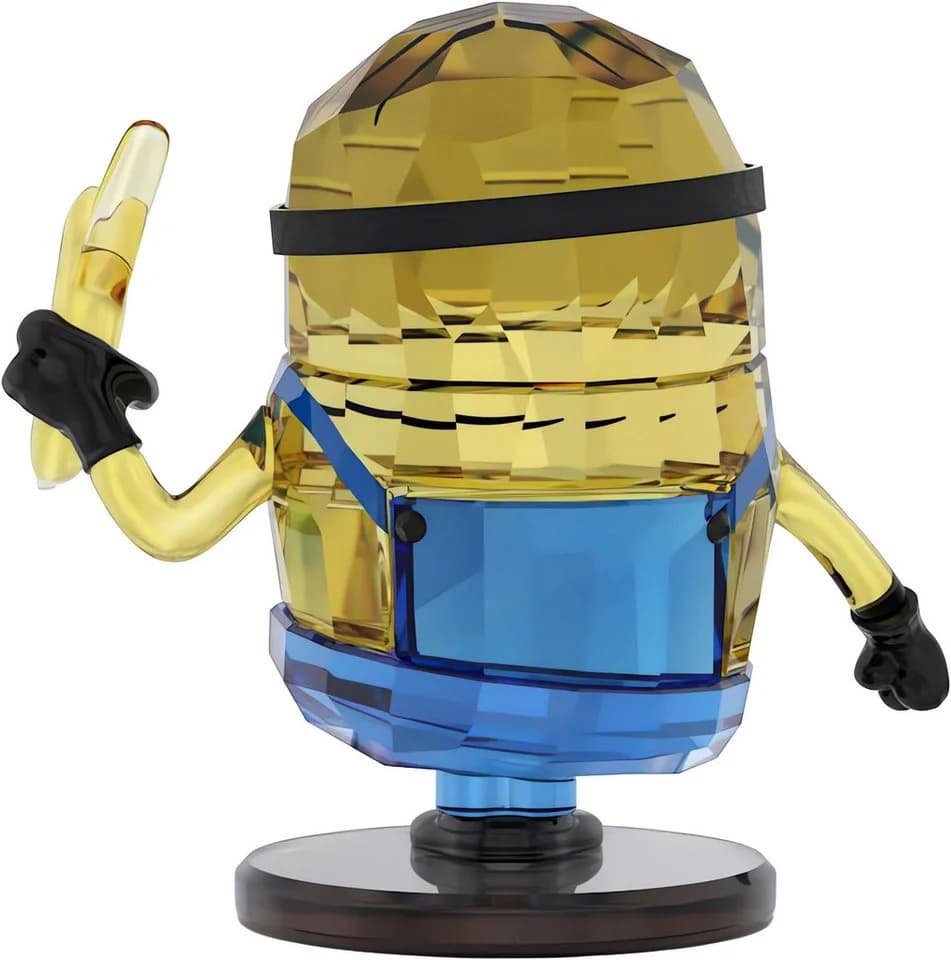 Swarovski Minions Stuart Kristall Dekofigur Gelb Blau