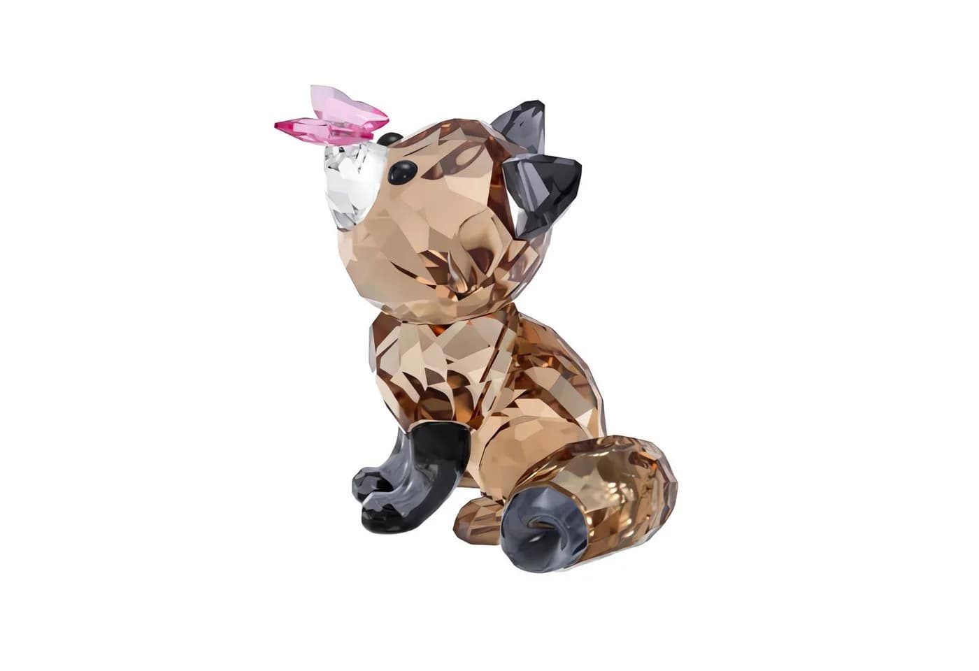Swarovski Tierfigur Kristallfigur Sammelfigur Idyllia Fuchs und Schmetterling